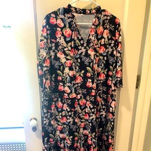 Floral boho dress